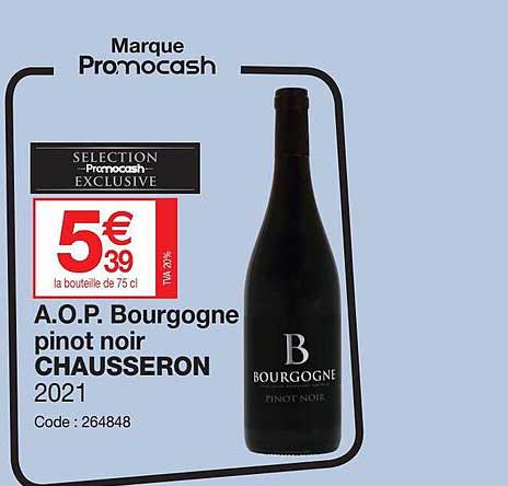 a.o.p. bourgogne pinot noir chausseron