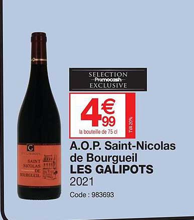 a.o.p. saint-nicolas de bourgueil les galipots