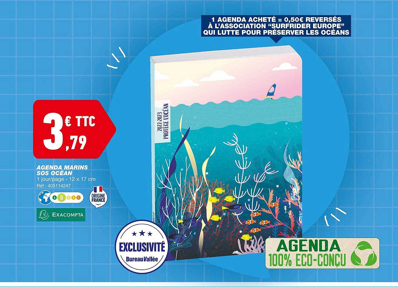 agenda marins sos océan exacompta