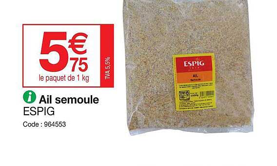 Ail Semoule Espig