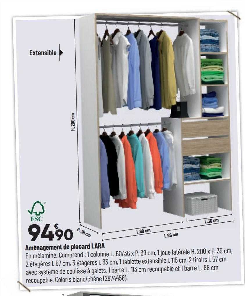 aménagement de placard lara