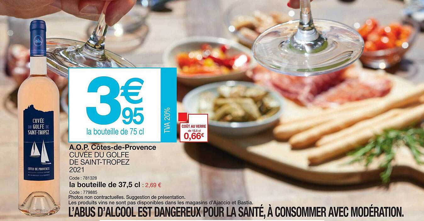 aop côtes-de-provence cuvée du golfe de saint-tropez 2021