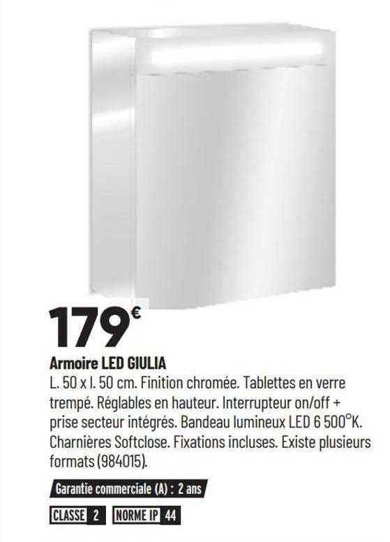 armoire led giulia