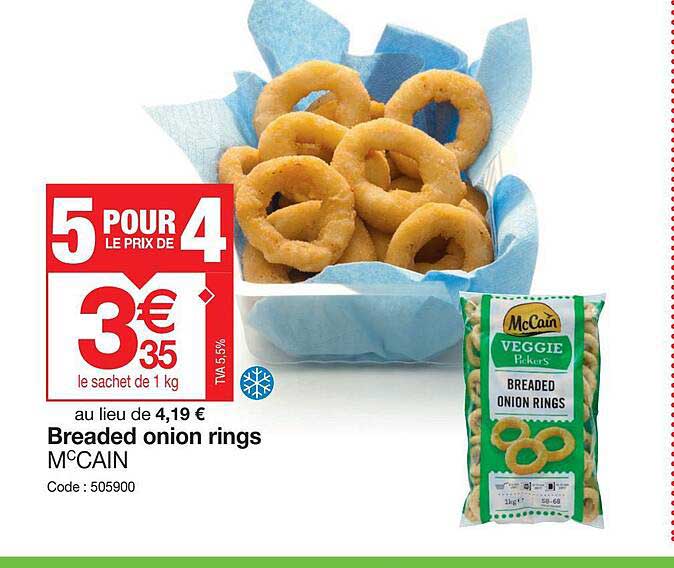 Breaded Onion Rings McCain