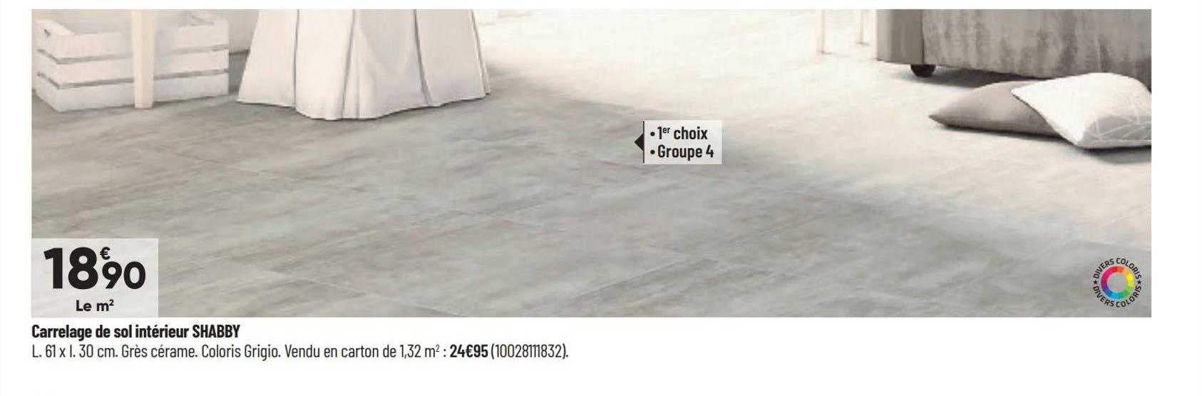 carrelage de sol intérieur shabby