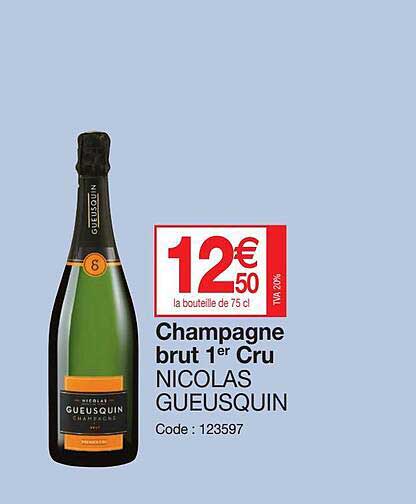 champagne brut 1er cru nicolas gueusquin