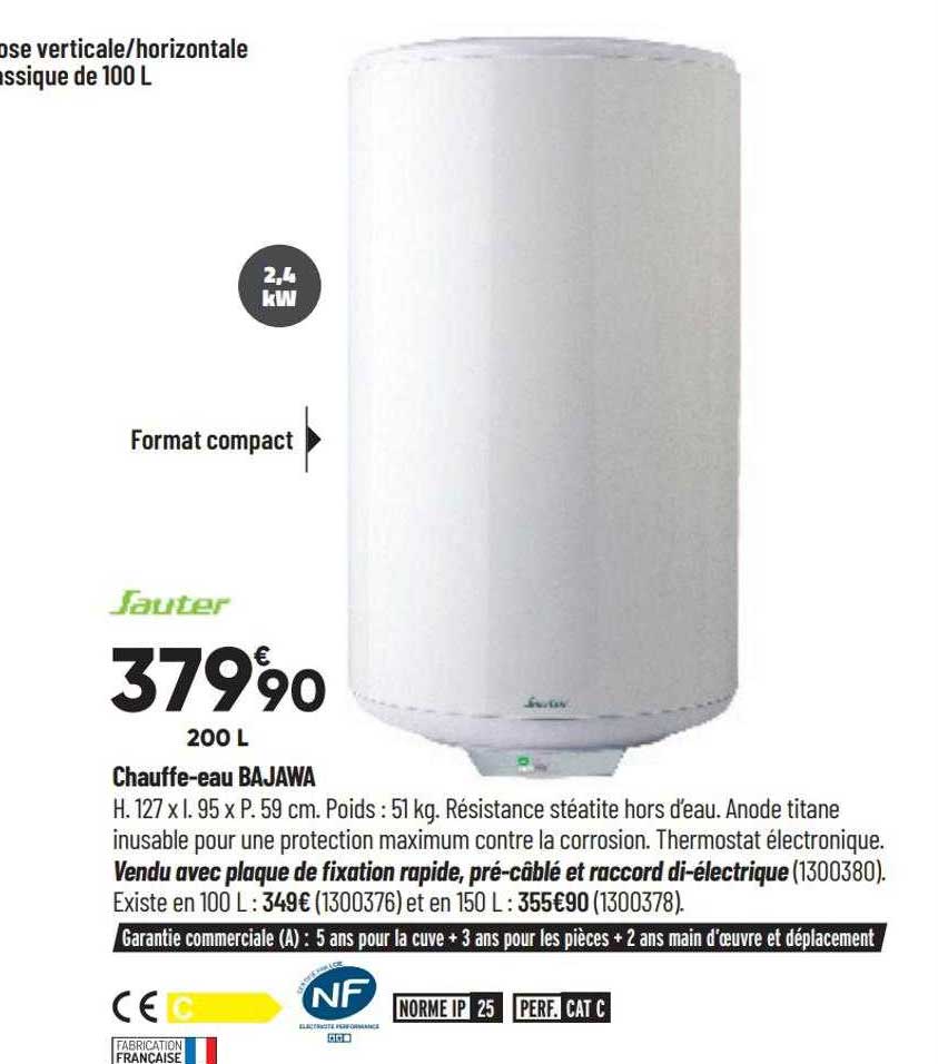 chauffe-eau bajawa