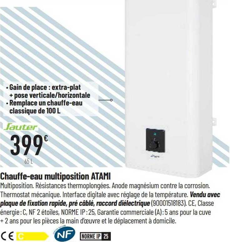 chauffe-eau multiposition atami