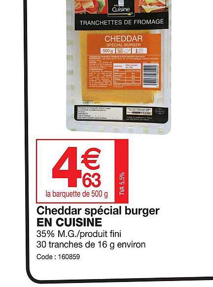 Cheddar Spécial Burger En Cuisine