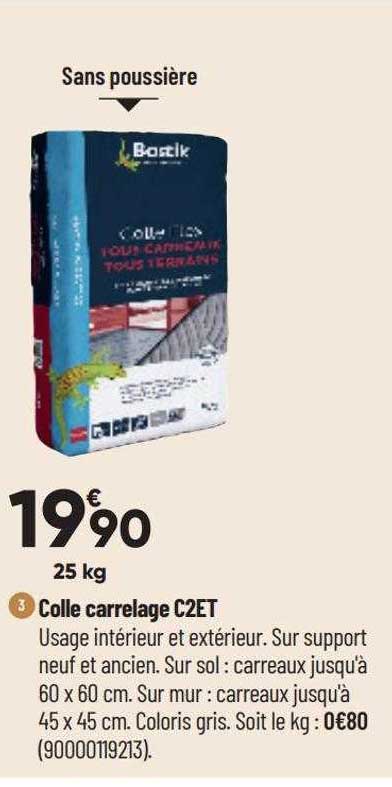 colle carrelage c2et bostik