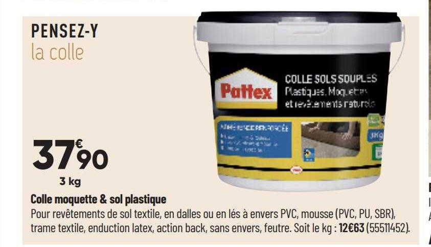 colle moquette & sol plastique pattex