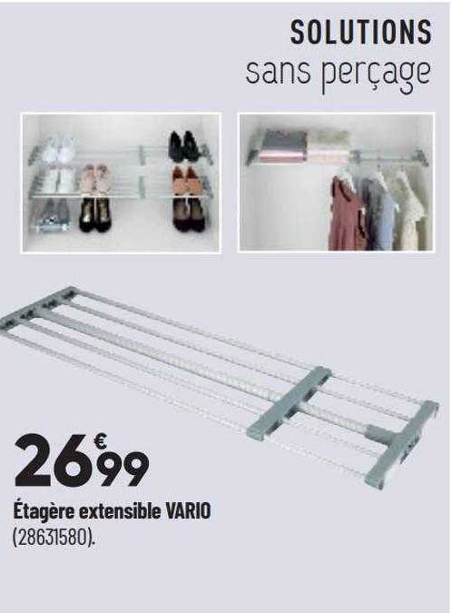 étagère extensible vario