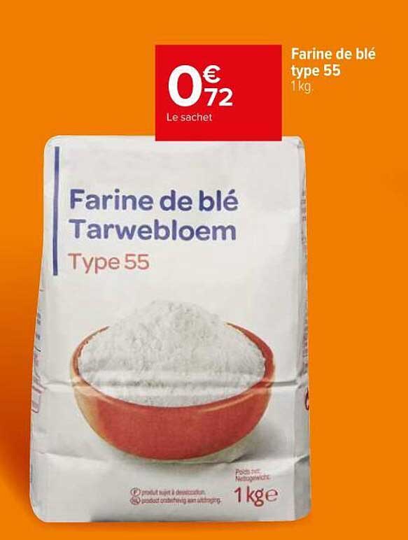 farine de blé type 55