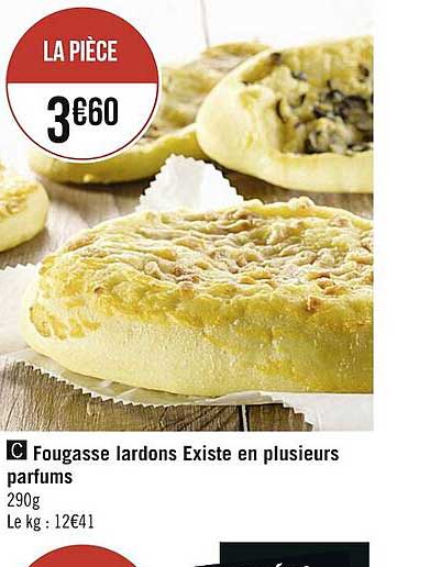 fougasse lardons existe en plusieurs parfums