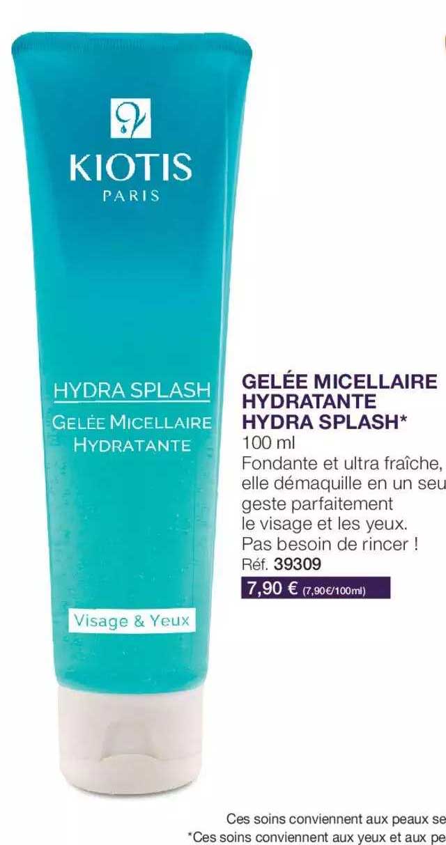 gelée micellaire hydratante hydra splash
