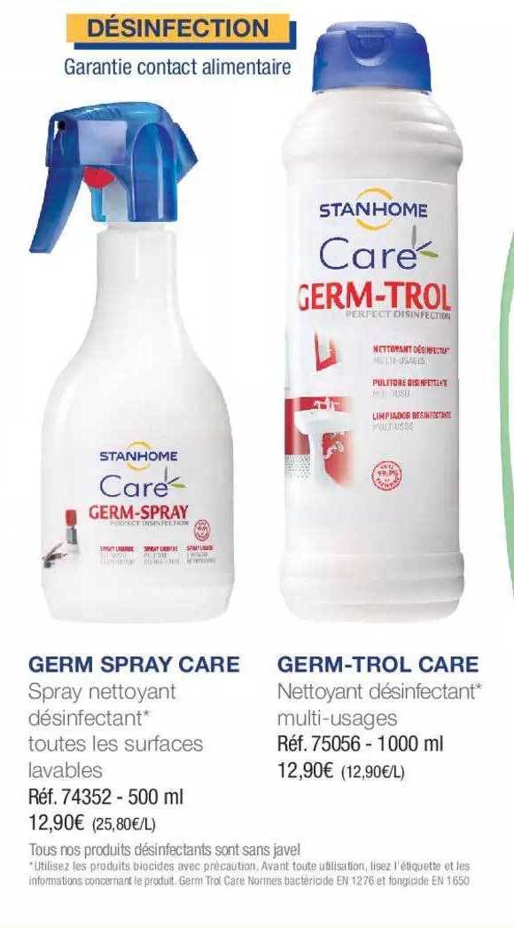 germ spray care, germ-trol care