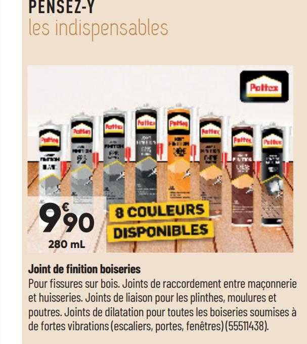 joint de finition boiseries