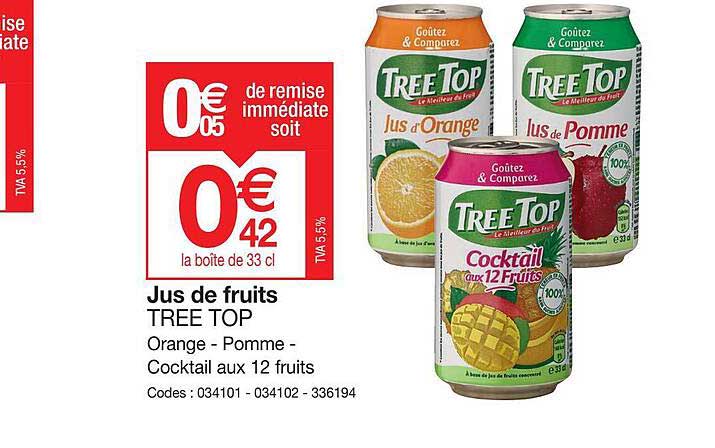 jus de fruits tree top