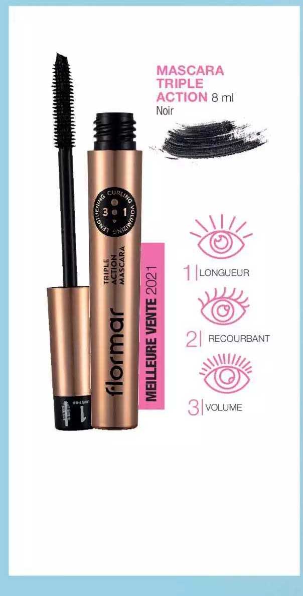 mascara triple action