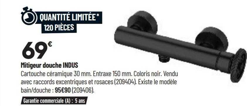 mitigeur douche indus