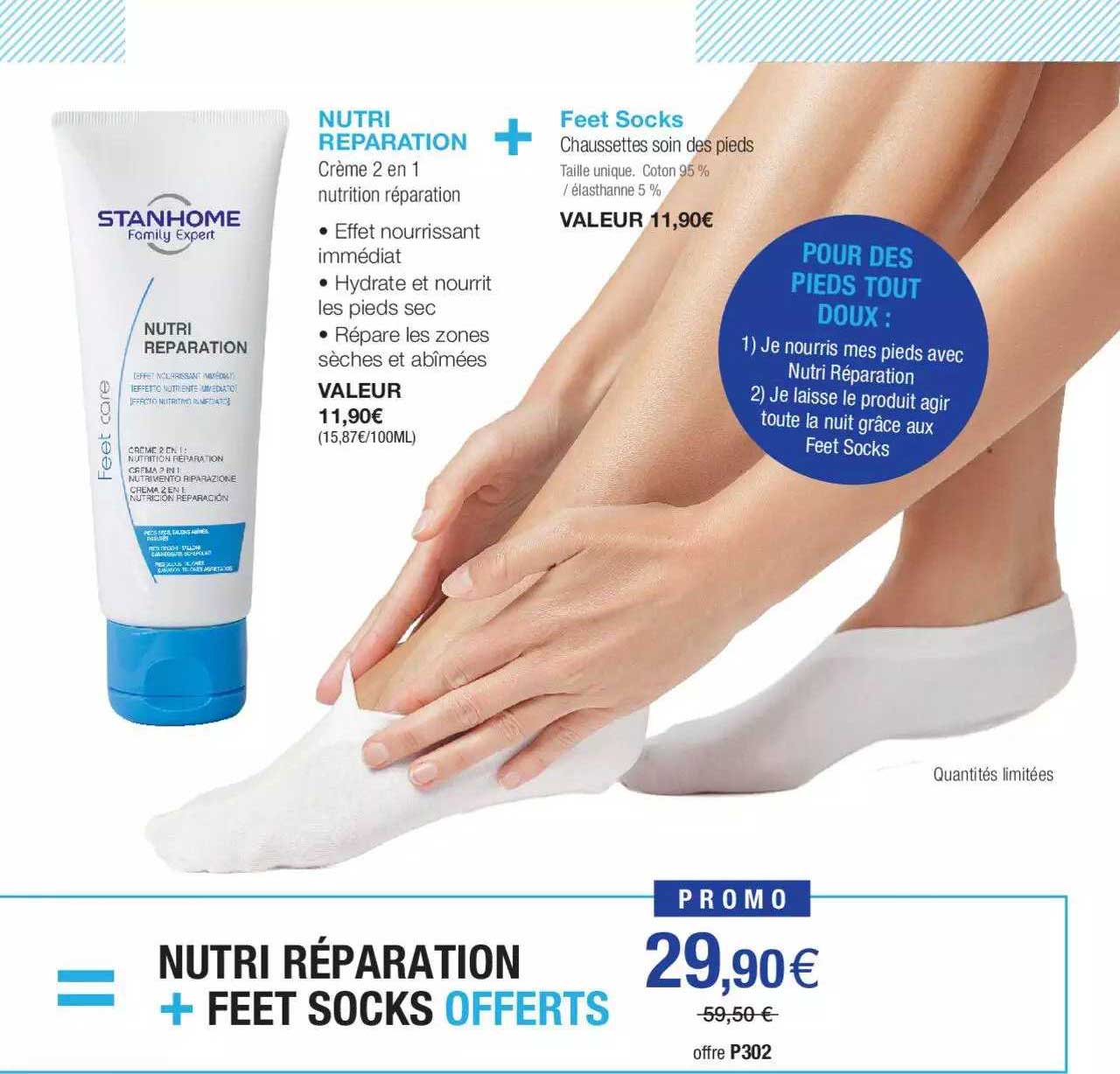 nutri réparation + feet socks