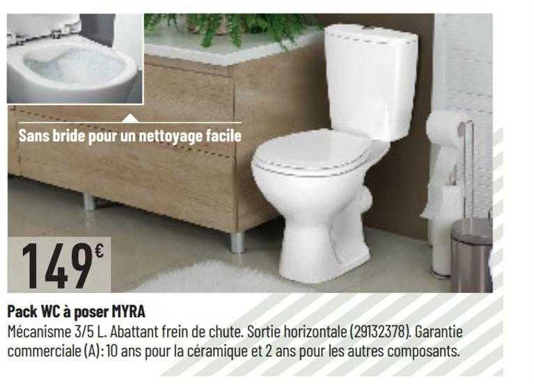 Pack Wc à Poser Myra