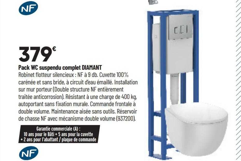 Pack Wc Suspendu Complet Diamant