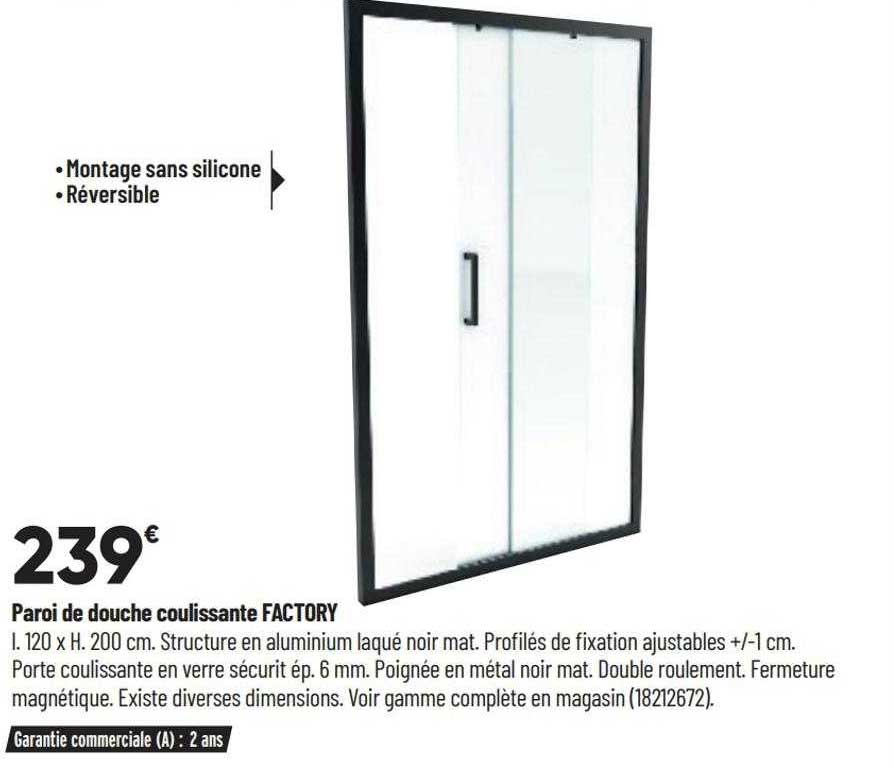 Paroi De Douche Coulissante Factory