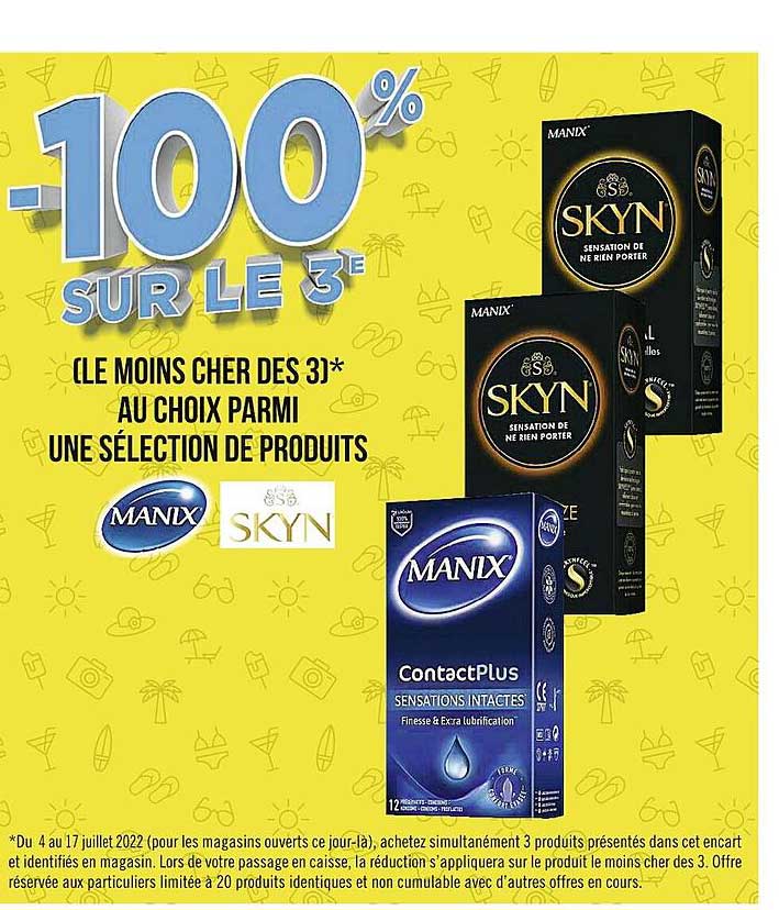 Produits Manix Skyn