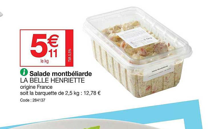 salade montbéliarde la belle henriette