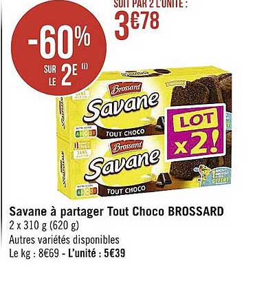 savane à partager tout choco brossard
