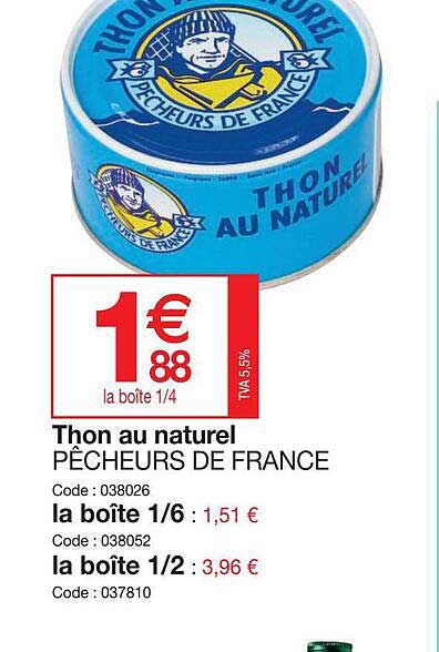 thon au naturel pêcheurs de france