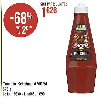 tomato ketchup amora