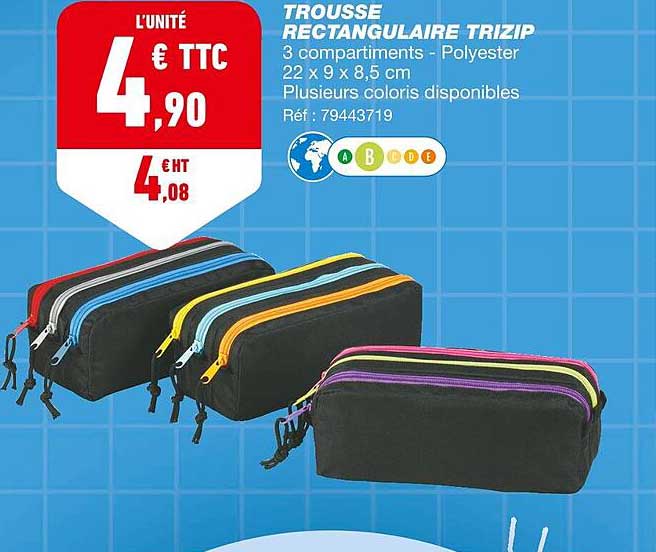 Trousse Rectangulaire Trizip