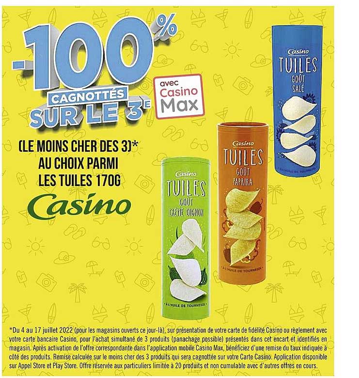 tuiles 170g casino