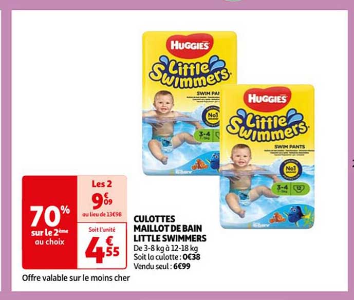 culottes maillot de bain little swimmers