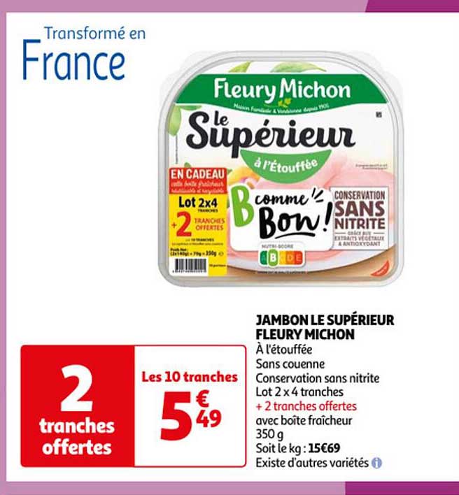 jambon le supérieur fleury michon