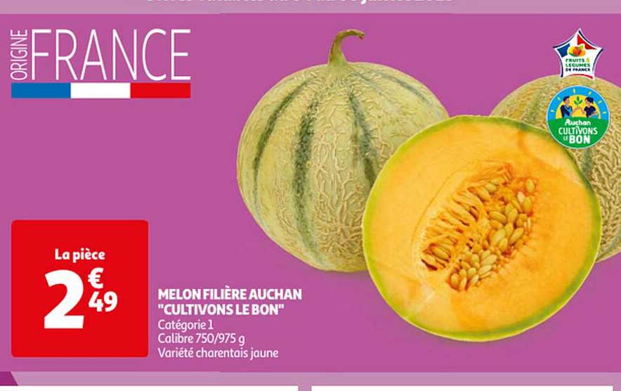 melon filière auchan "cultivons le bon"