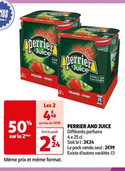perrier and juice