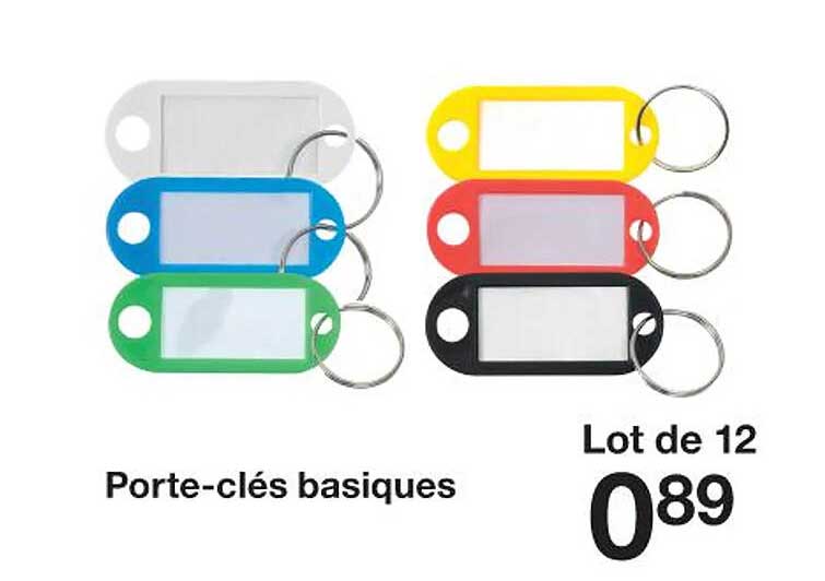 Porte-clés Basiques