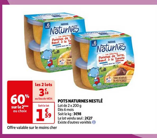 pots naturnes nestlé