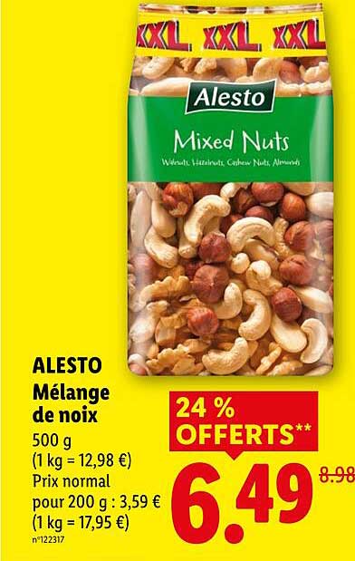 Alesto Mélange de noix