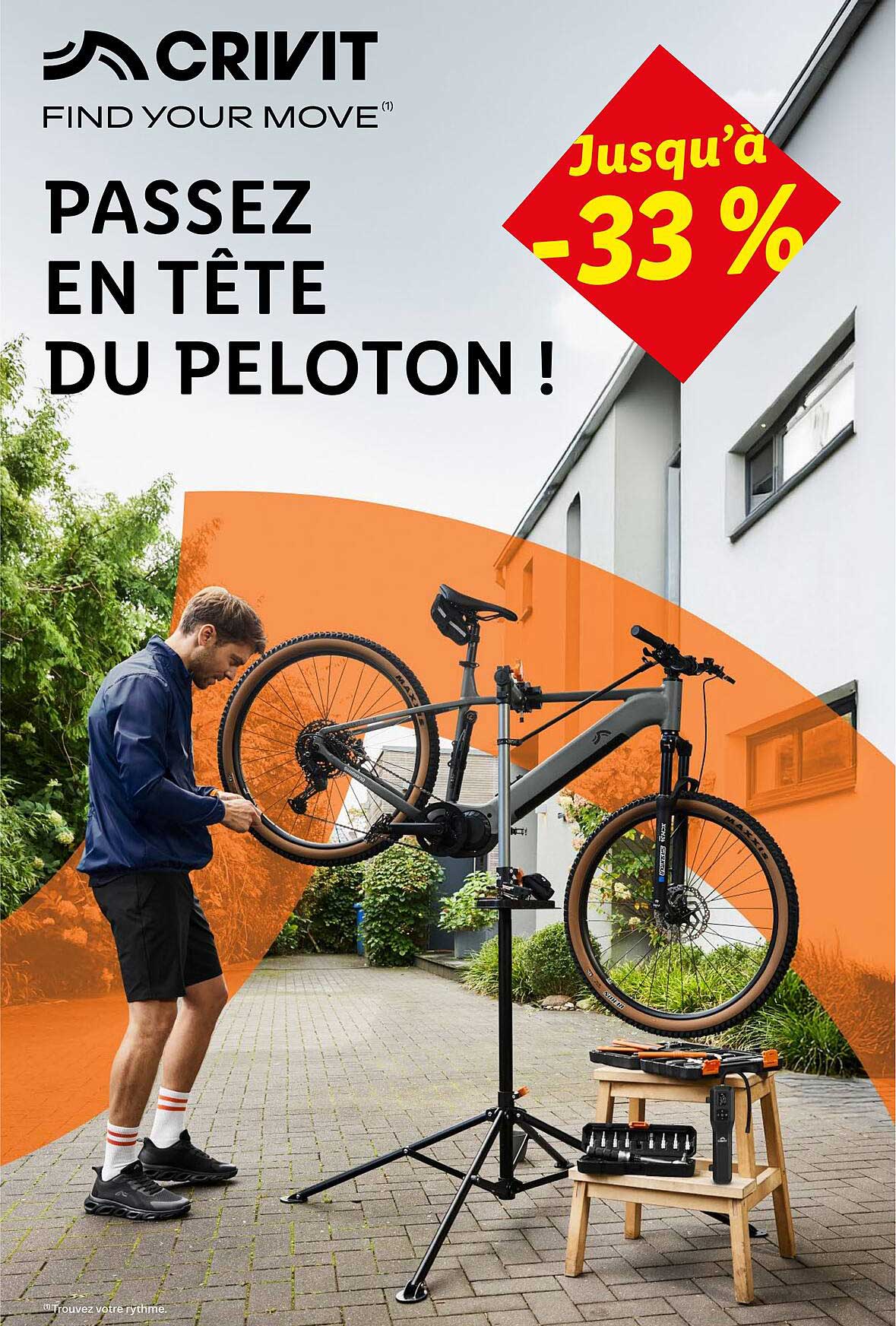 CRIVIT PASSSEZ EN TÊTE DU PELOTON !