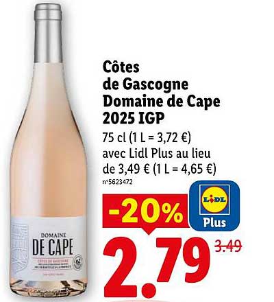 Domaine de Cape 2025 IGP