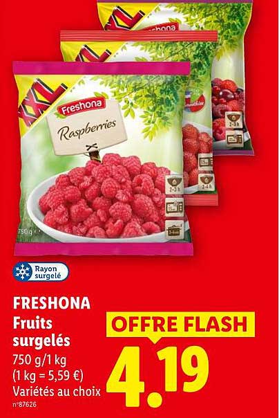 FRESHONA Fruits surgelés