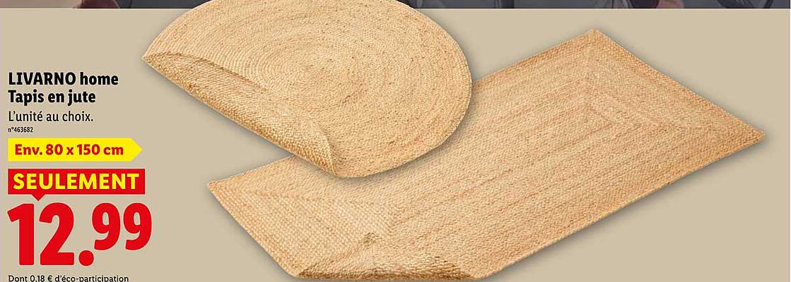 LIVARNO home Tapis en jute