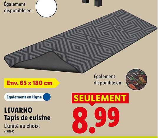 LIVARNO Tapis de cuisine