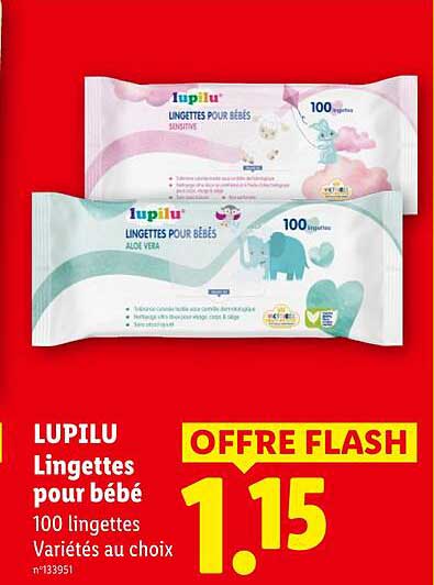 LUPILU Lingettes pour bébé