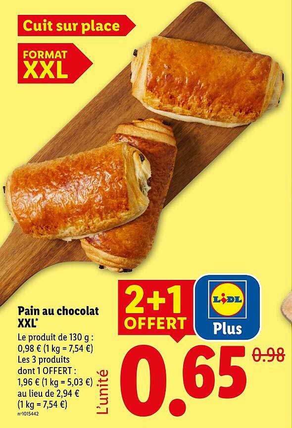 Pain au chocolat XXL