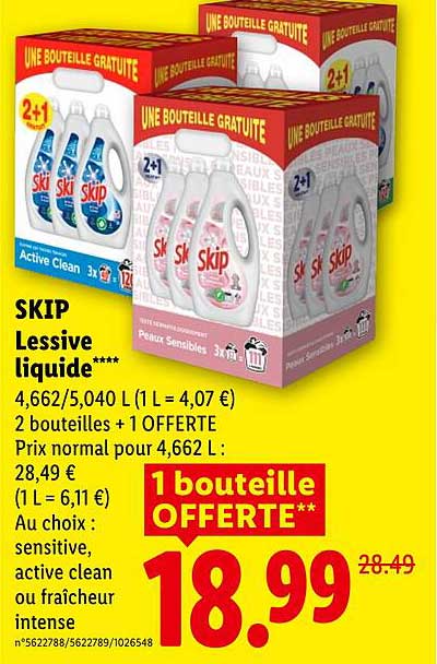 SKIP Lessive liquide